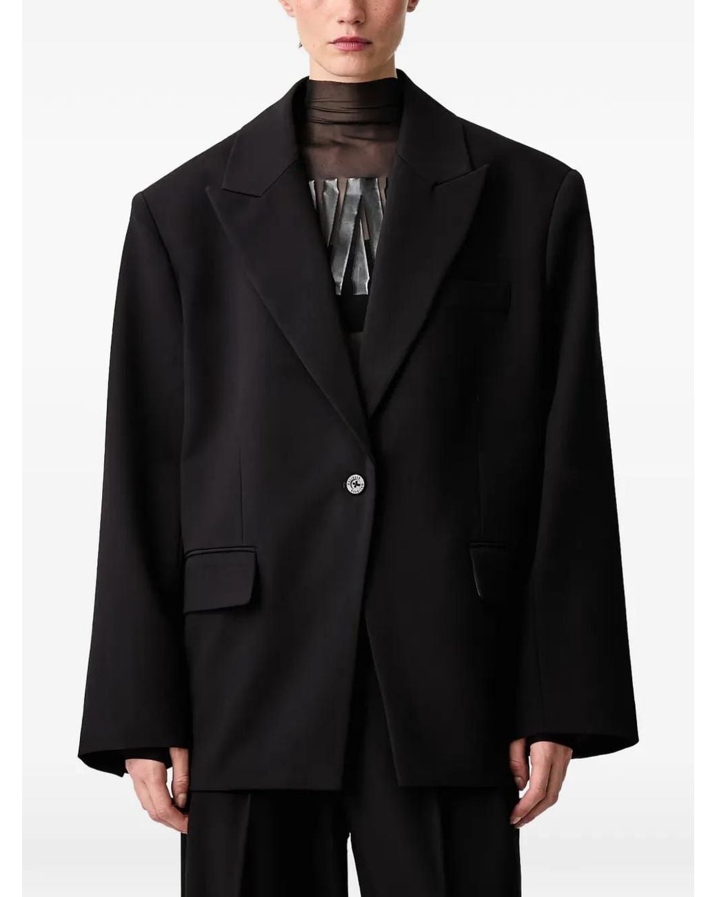 WRSTBHVR Black Madden V2 Single-Breasted Blazer