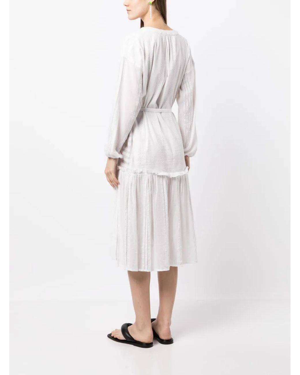 Lemlem Blousejurk in het White