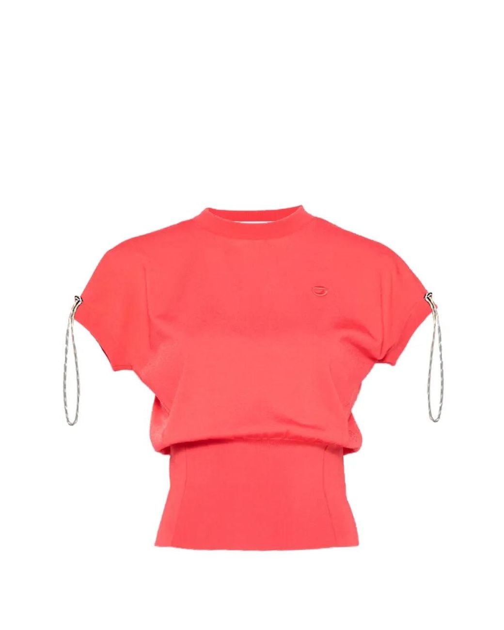 Coperni Logo-Embroidered Drawstring T-Shirt
