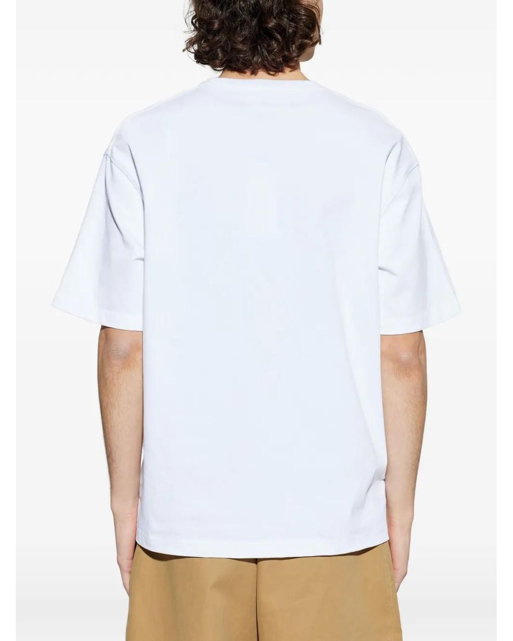 Samsøe & Samsøe White Graphic T-Shirt for men