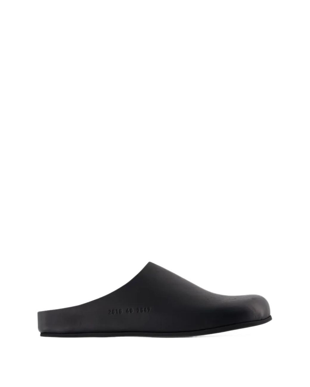 Common Projects Black Leather Mules for men