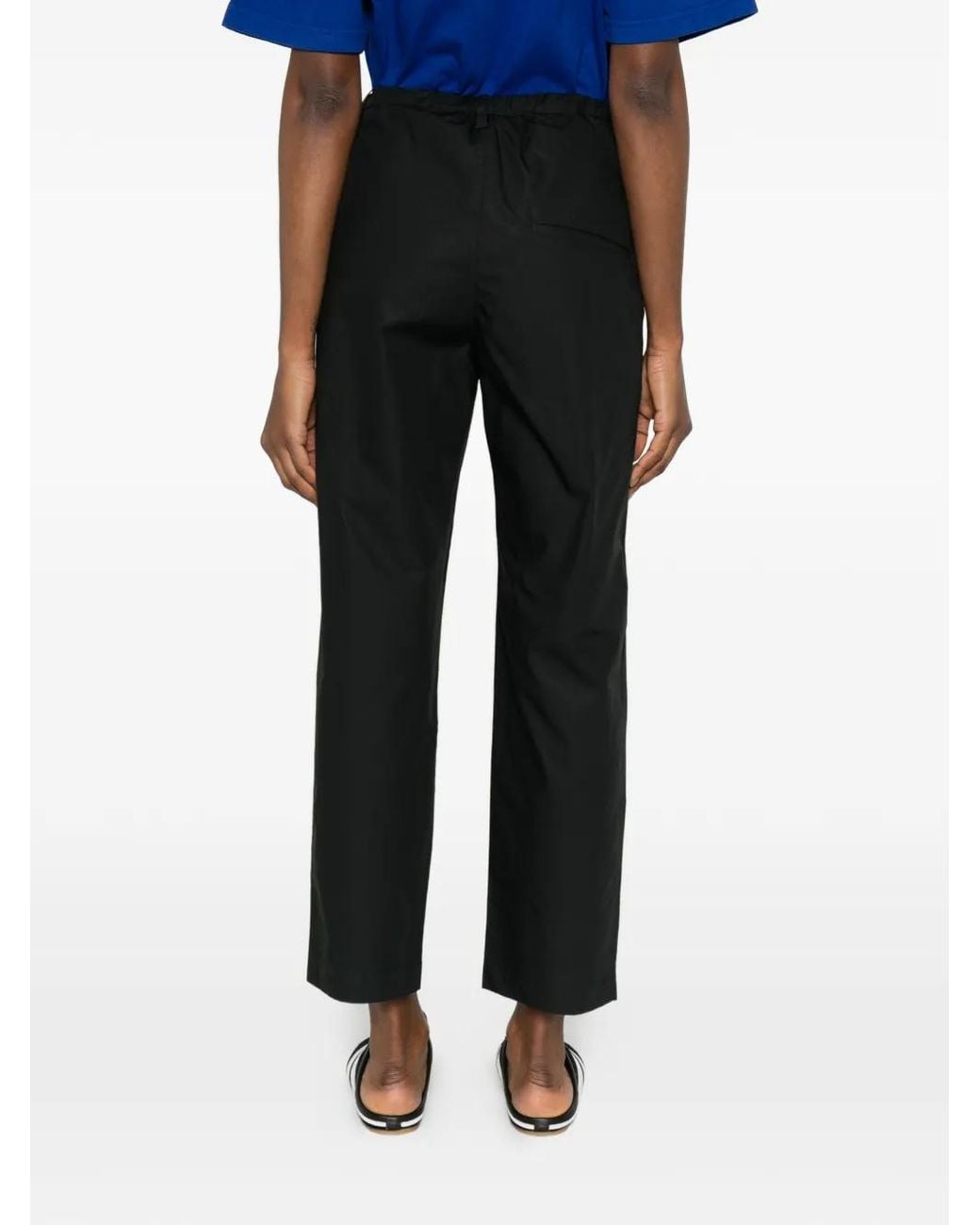 Sofie D'Hoore Black Pleated Straight Trousers