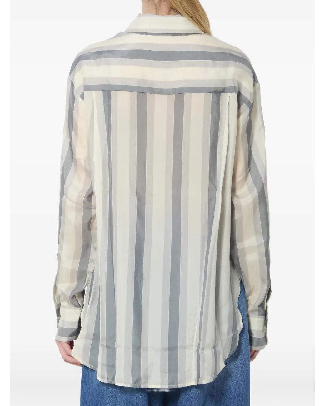 Frankie Shop Blue Peri Shirt