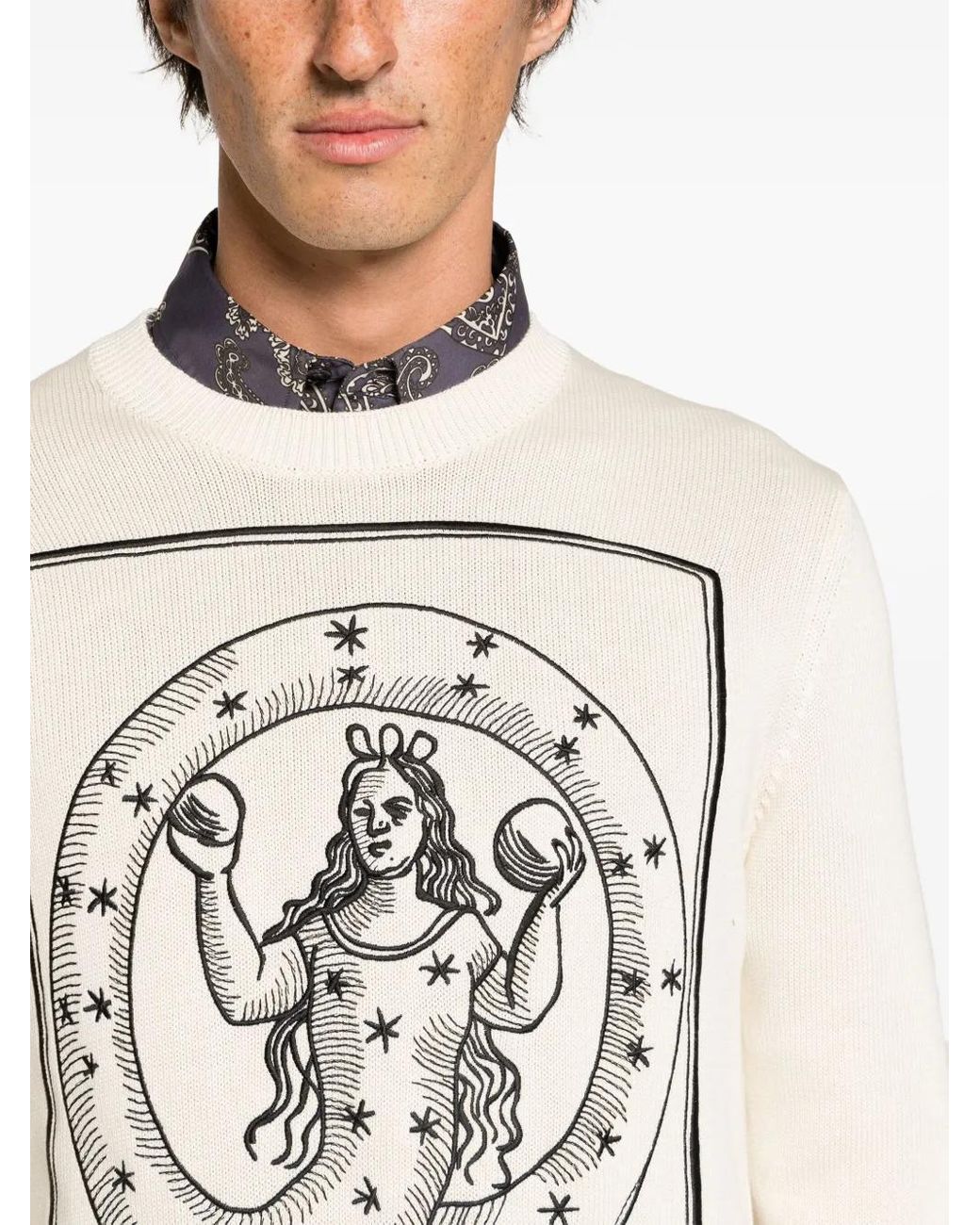 Pullover Etro pour homme en coloris White