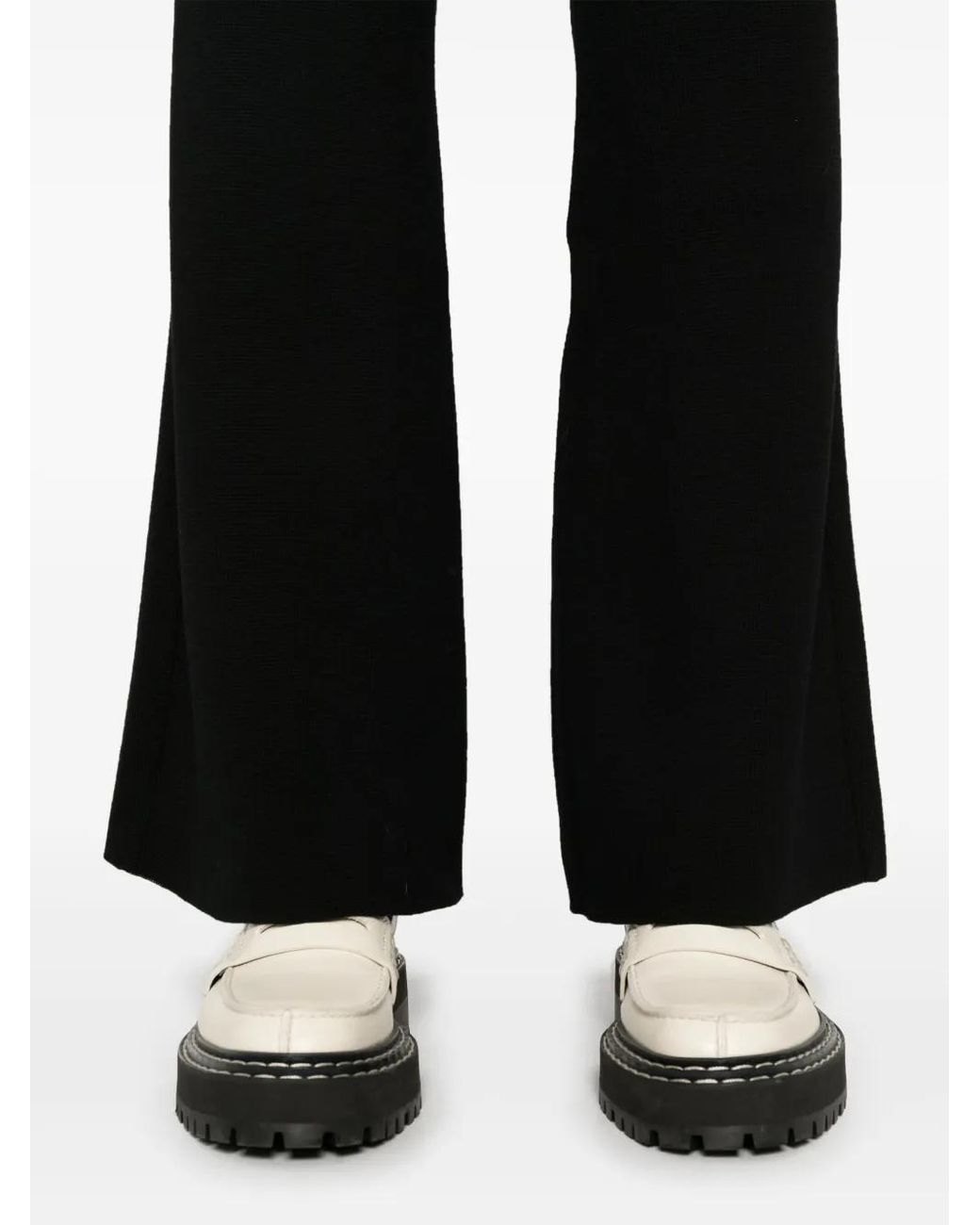 Charlott Black Flared Trousers