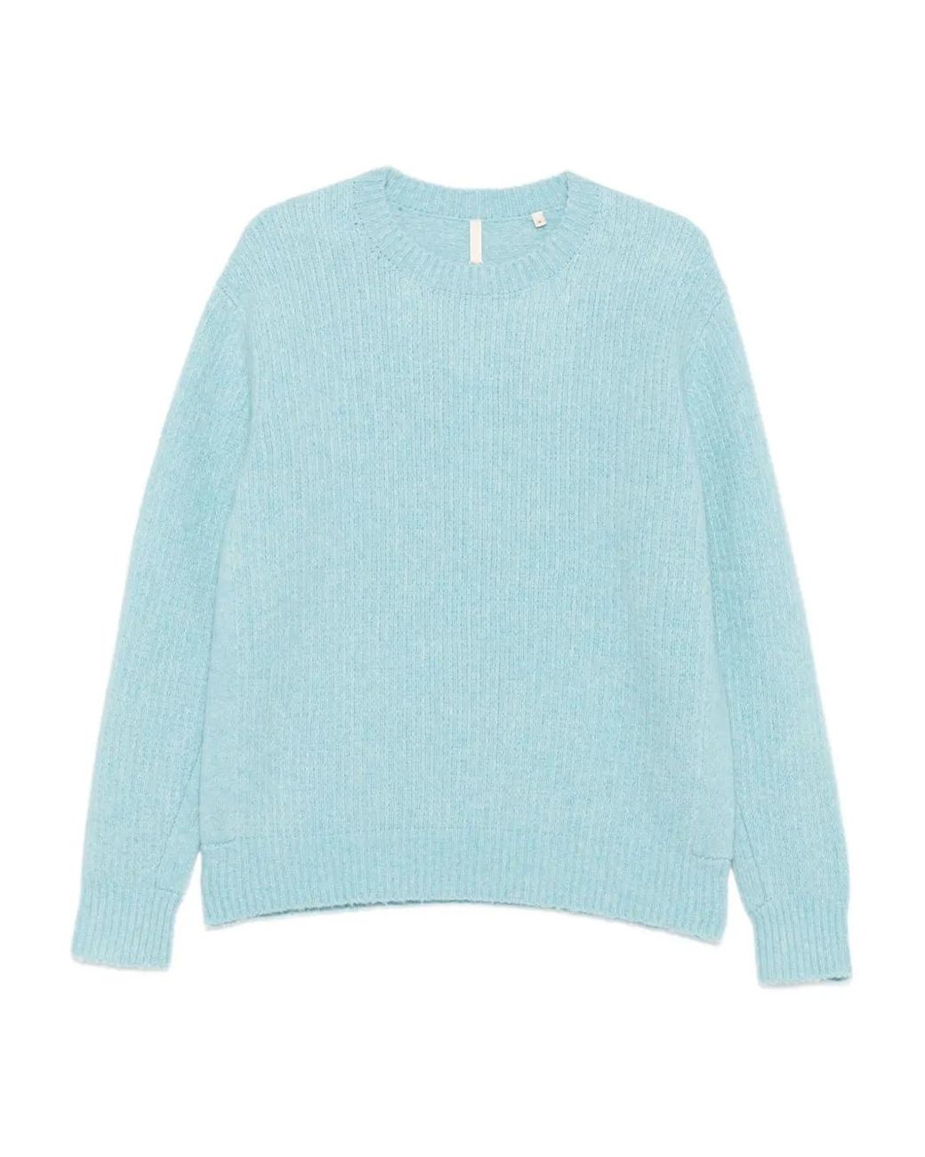 sunflower Blue Ribbed Wool Sweater for men