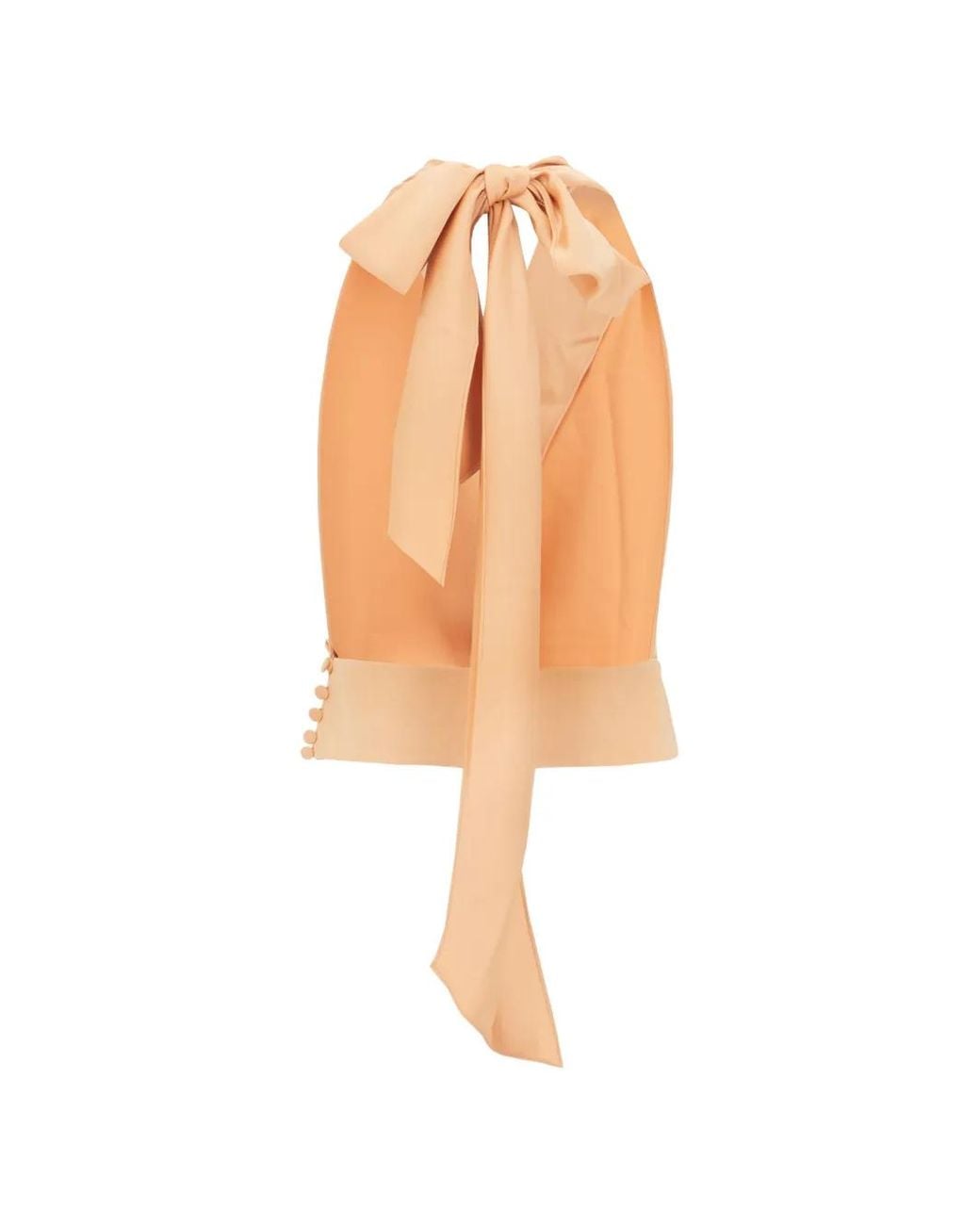 ANDAMANE White Halterneck Wrap-Style Top