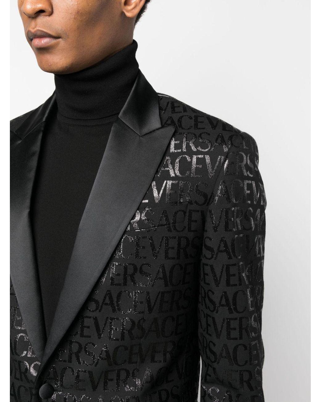 versace-black-Logo-print-