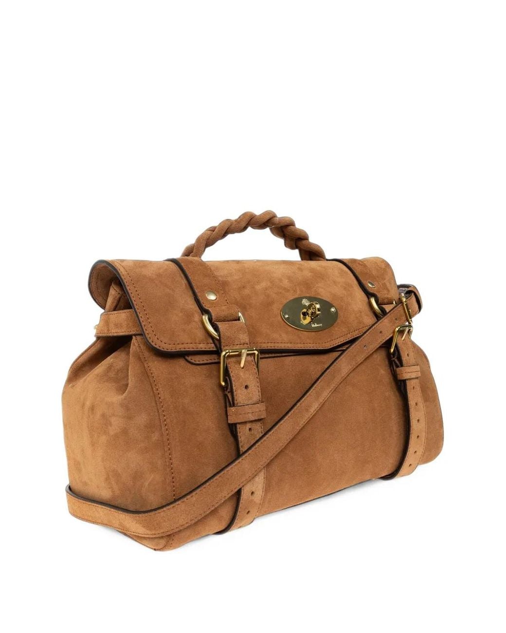 Mulberry Brown Alexa Tote Bag