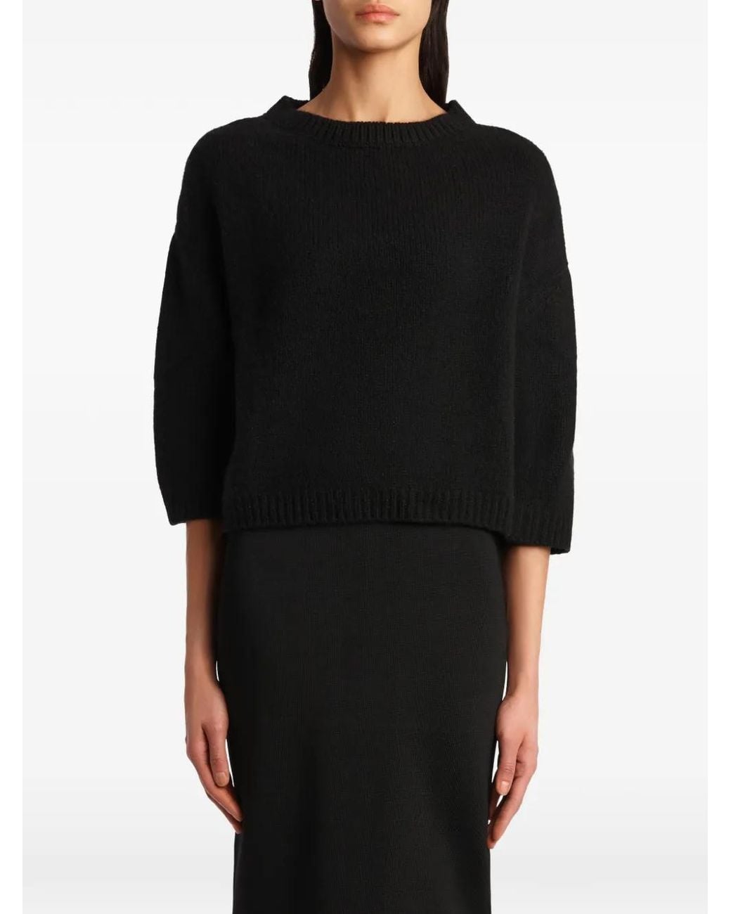 Khaite Black Sabina Sweater