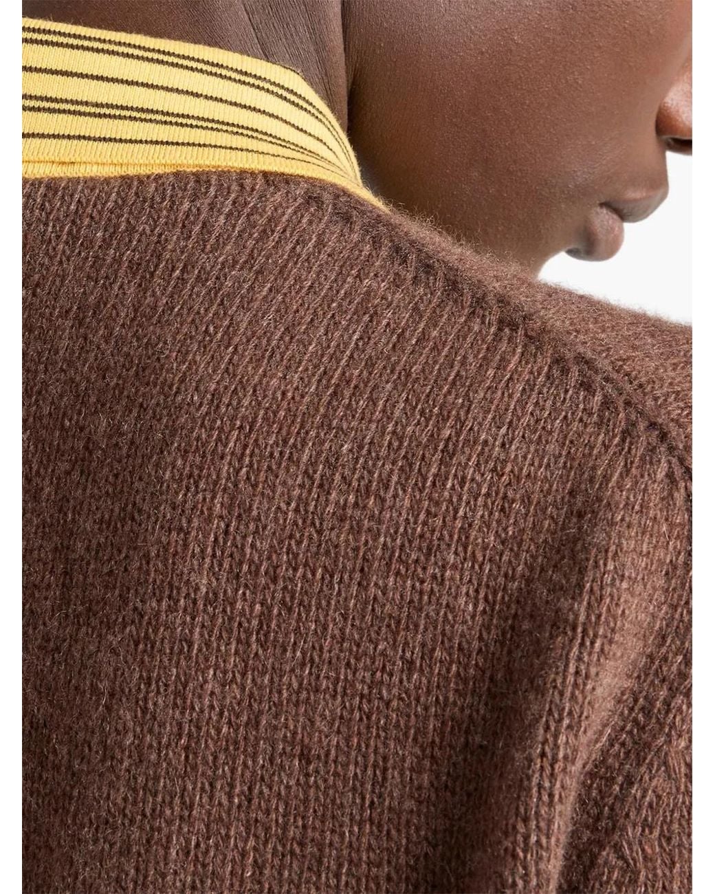 Prada Brown Cashmere Cardigan