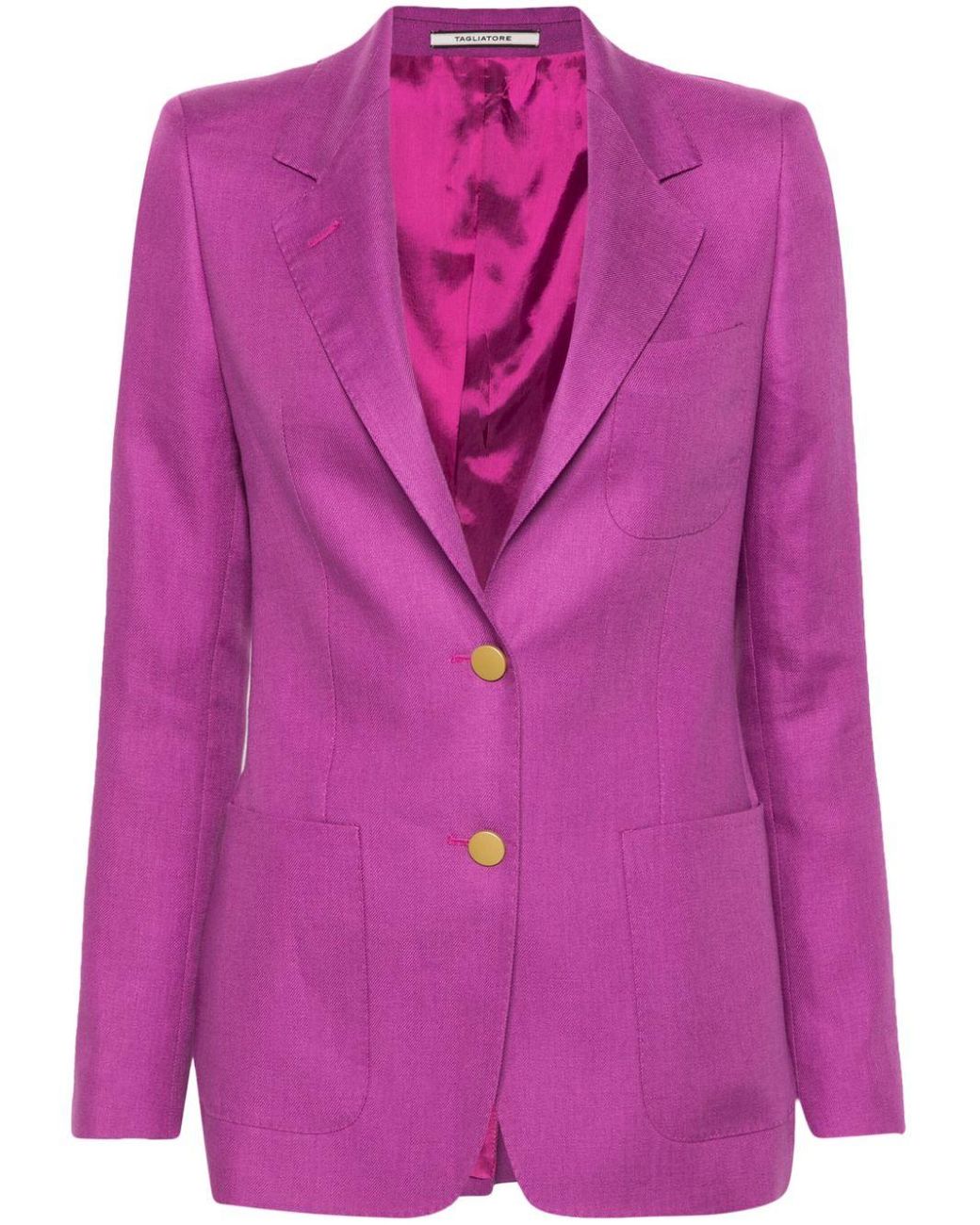 Tagliatore Ginevra single-breasted blazer - White