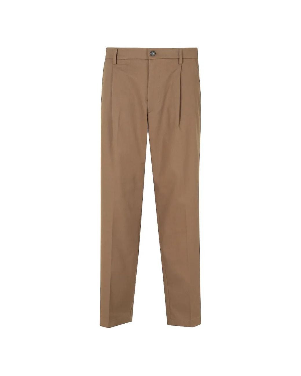 Department 5 Natural Logo-Patch Trousers for men