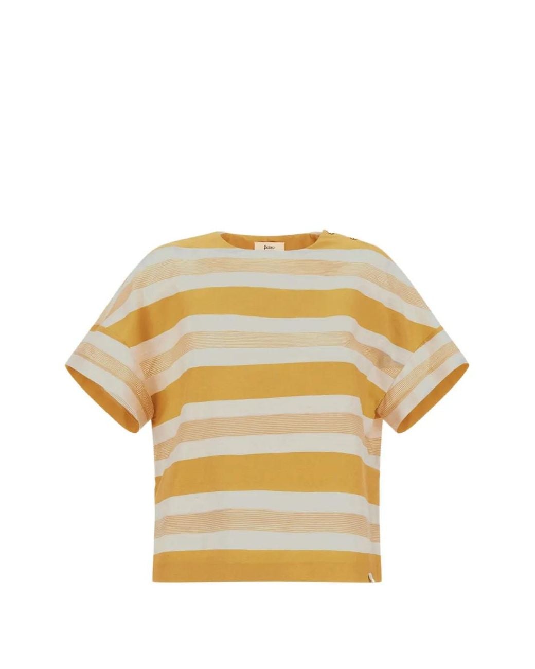 Herno Natural Blouse À Rayures
