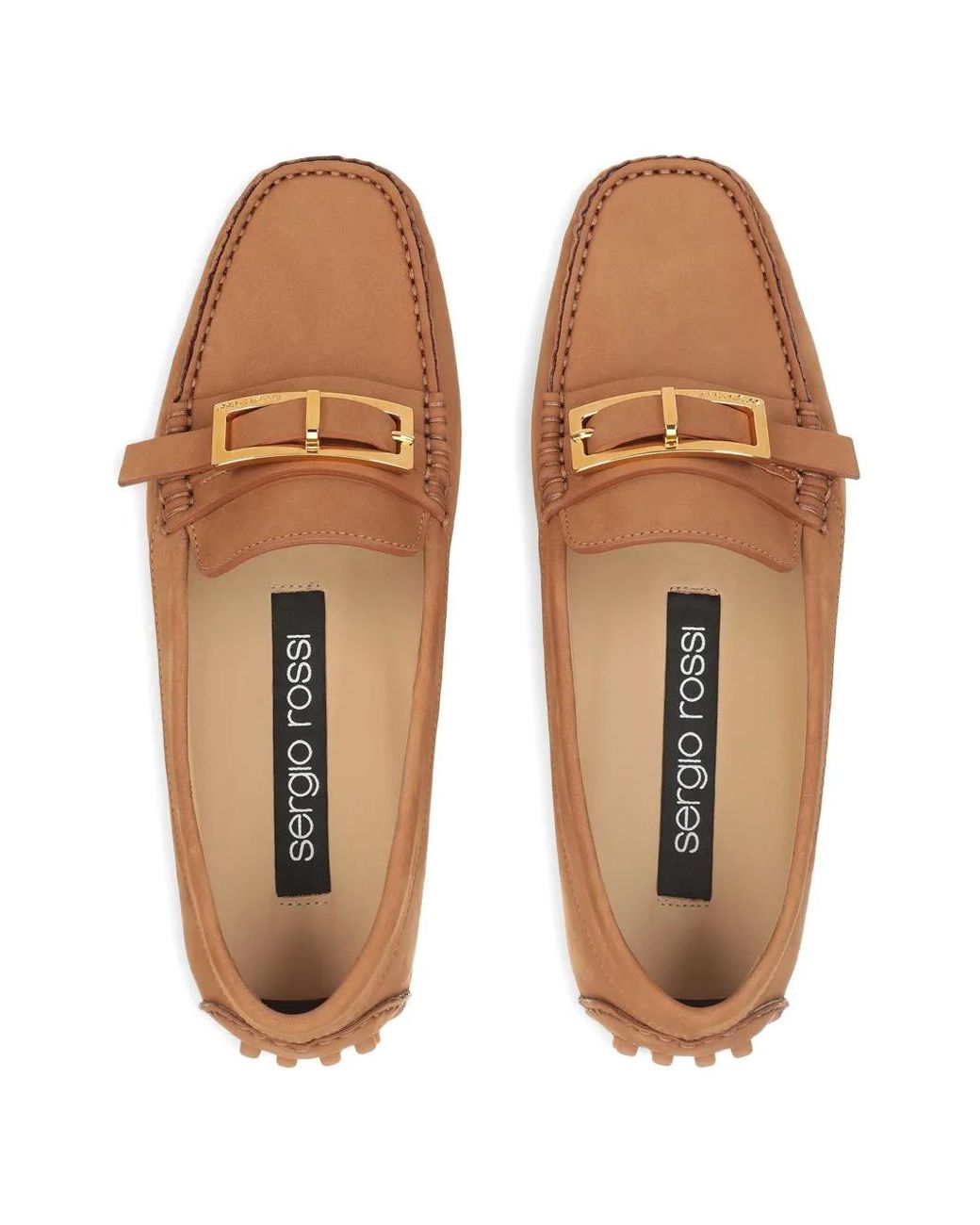 Sergio Rossi Brown Nora Loafers