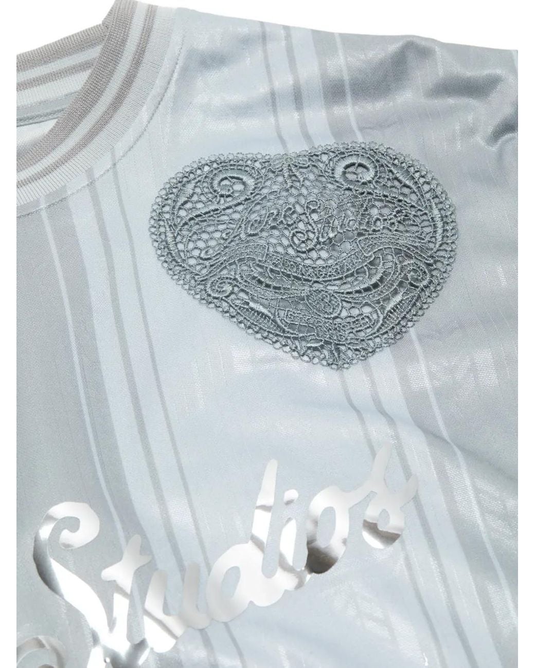 Acne Blue Logo Sports Jersey Top for men