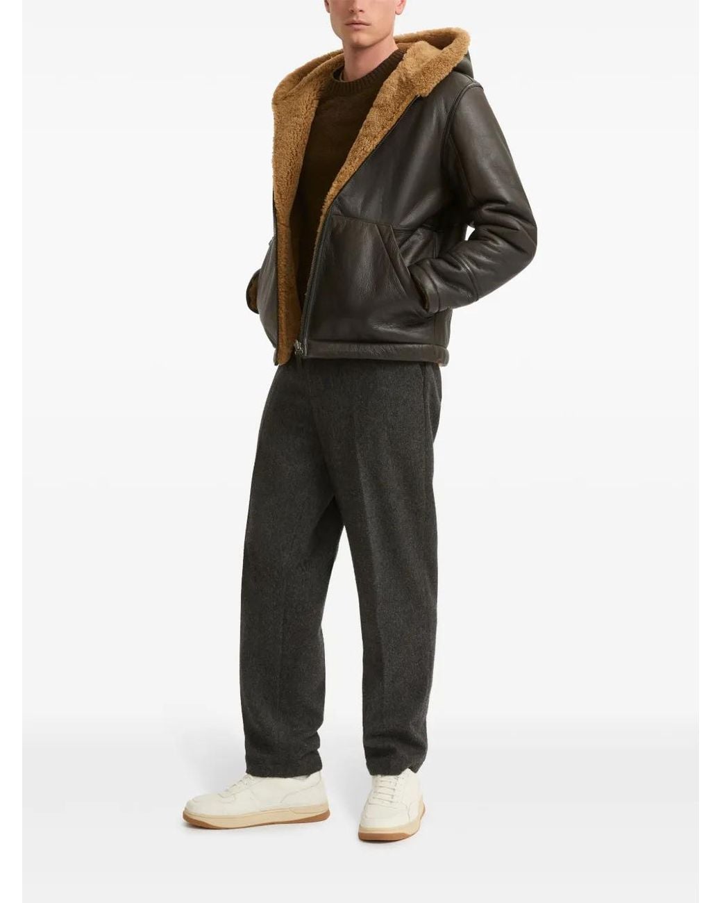 Yves Salomon Black Reversible Jacket for men