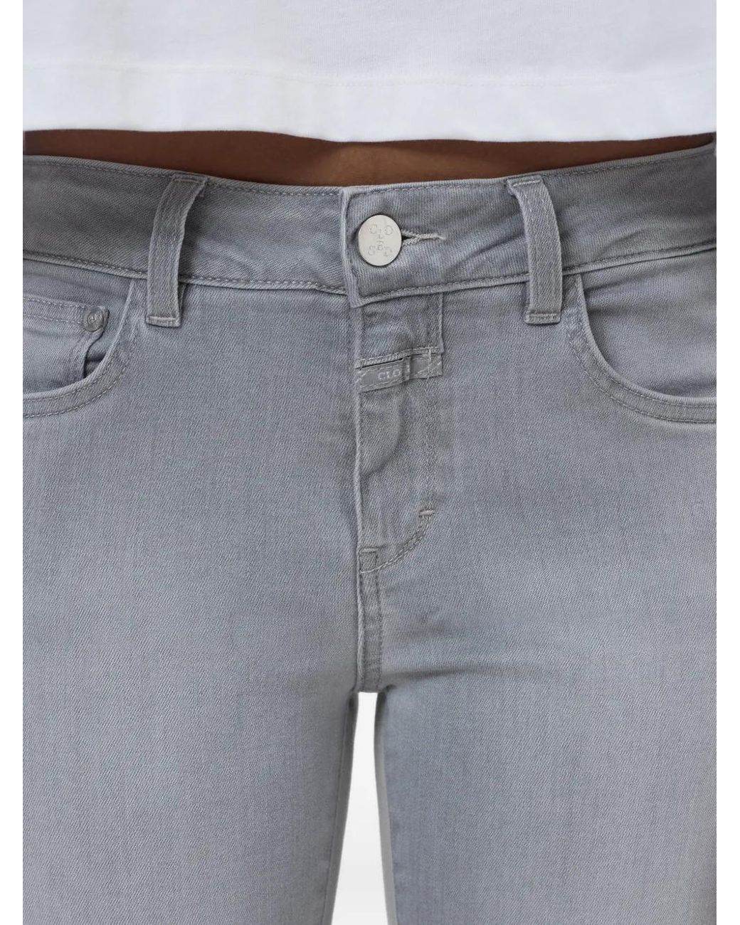 Closed Gray Skinny Cropped Jeans