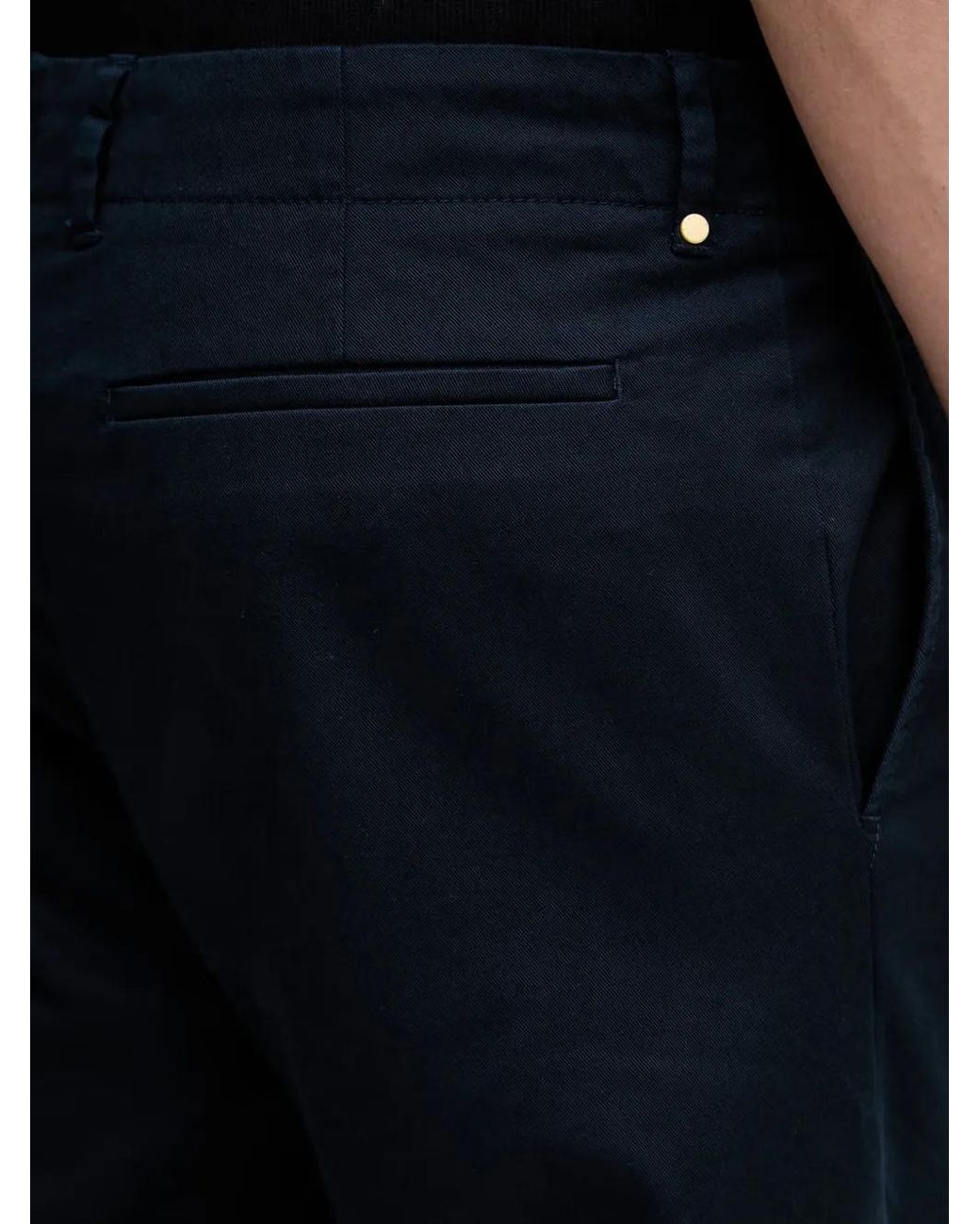Sisley Black Straight-Leg Chino Trousers for men