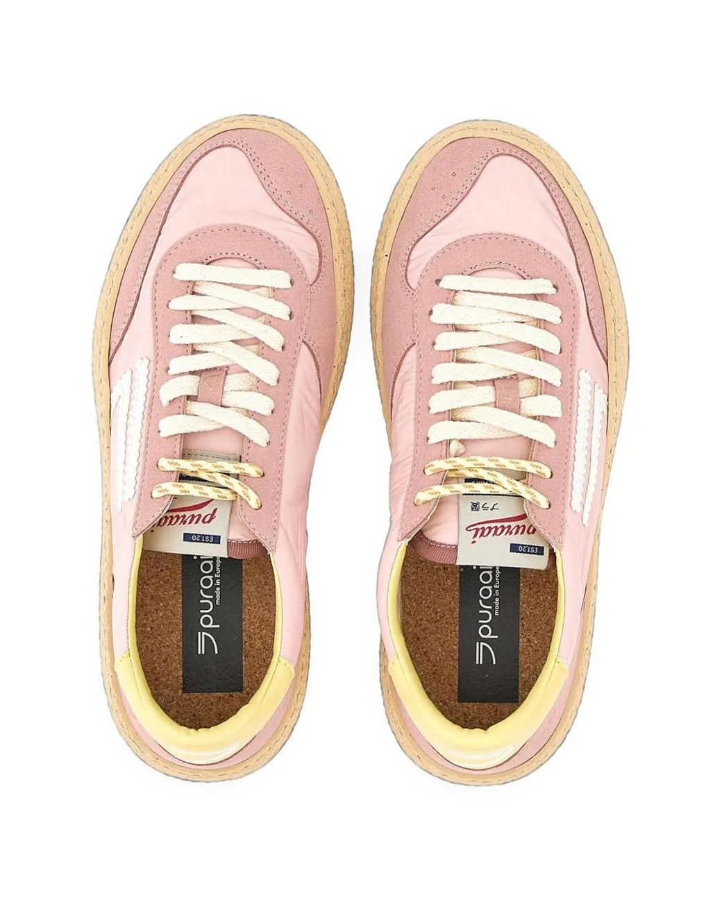PURAAI Pink Polly Low-Top Sneakers