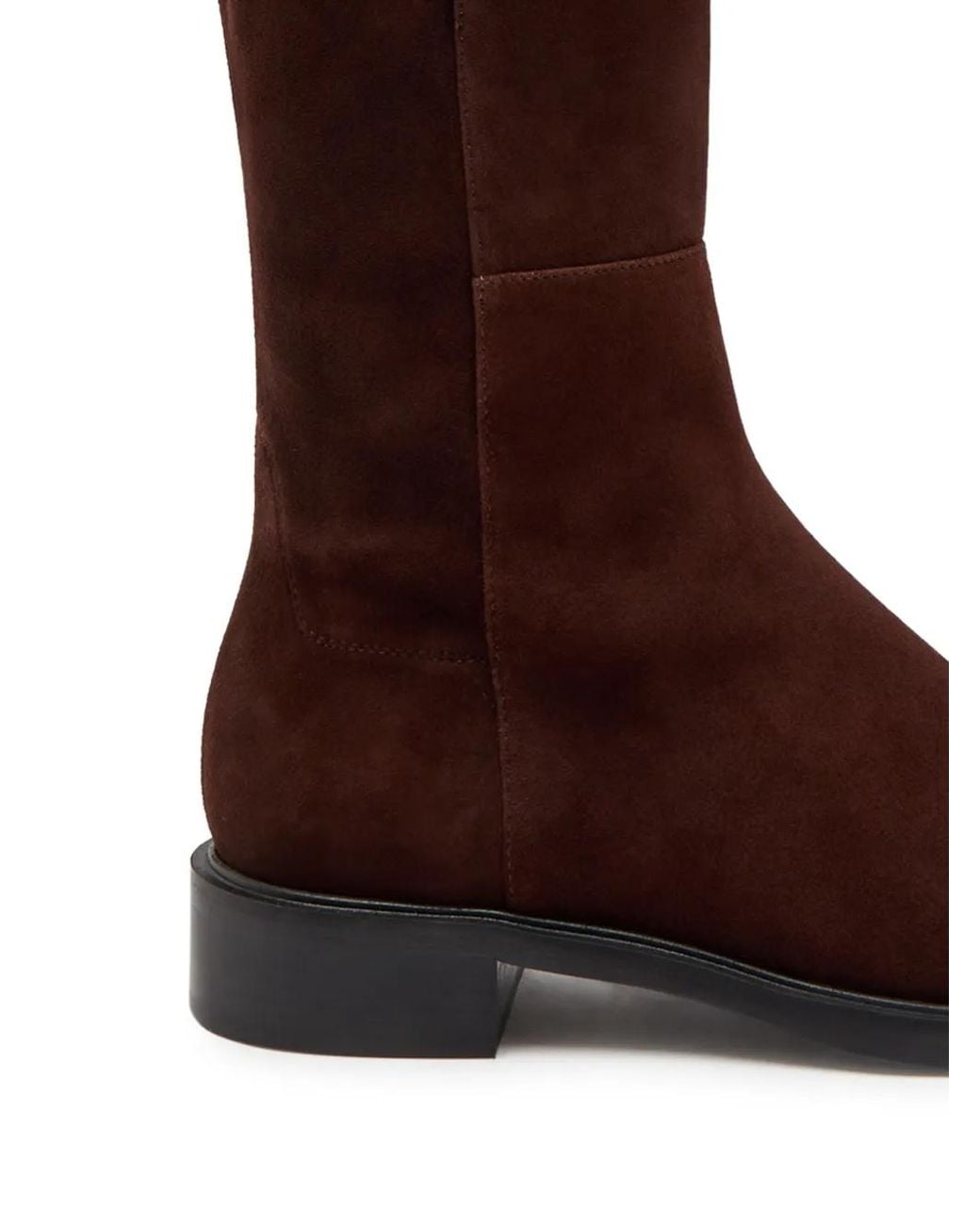Stuart Weitzman Brown Panelled Knee-High Boots