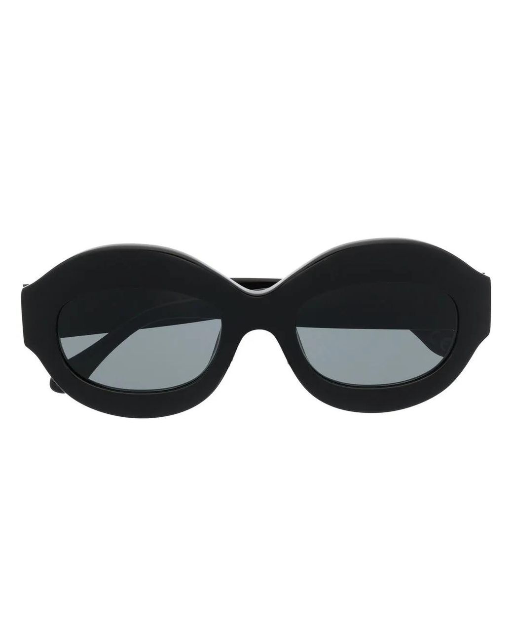 Marni Black Round-Frame Sunglasses