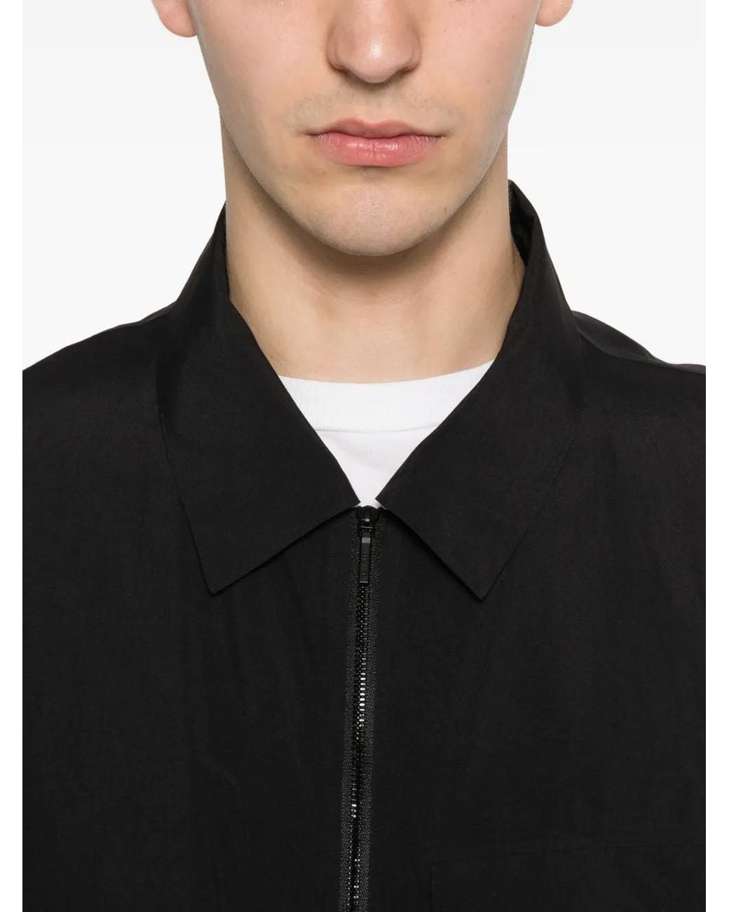 Veilance Black Spere Sl Zip-Up Flap-Pocket Jacket for men