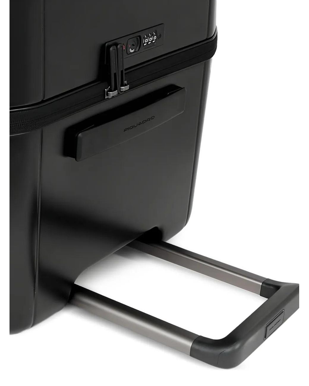 Piquadro Black Hardside Trunk