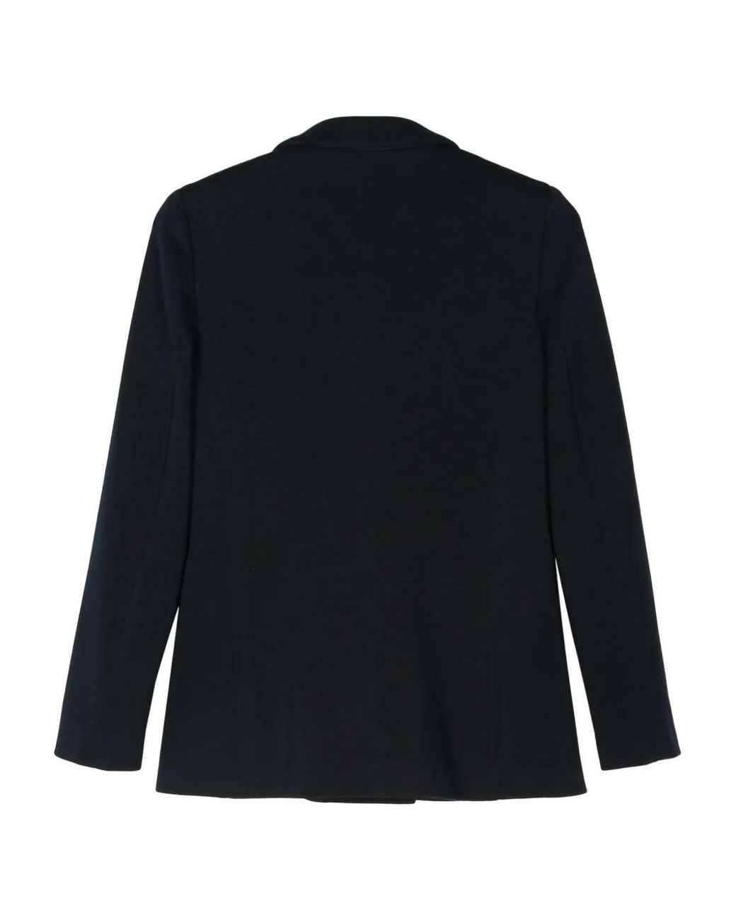 Seventy Blue Double-Breasted Knitted Blazer