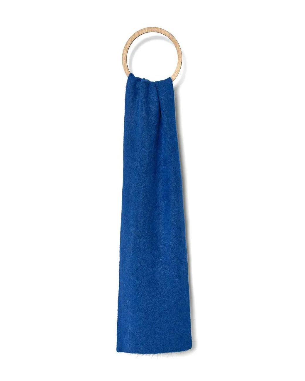 IRO Blue Brushed Scarf