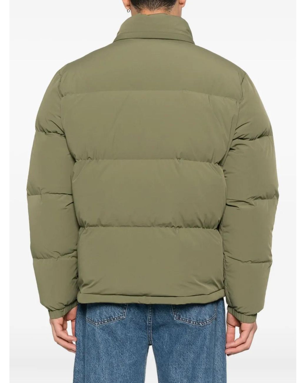 Lacoste Green Waterproof Puffer Jacket for men