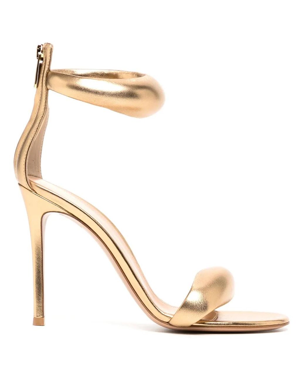 Gianvito Rossi Natural Bijoux 100Mm Leather Sandals