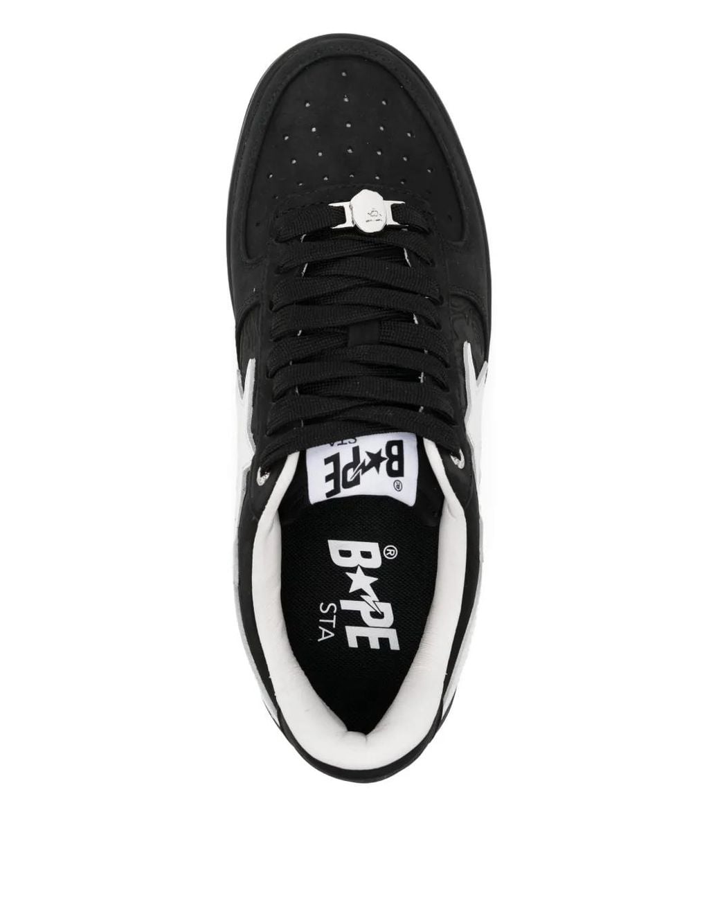 A Bathing Ape Black Sta Os M2 Trainers for men