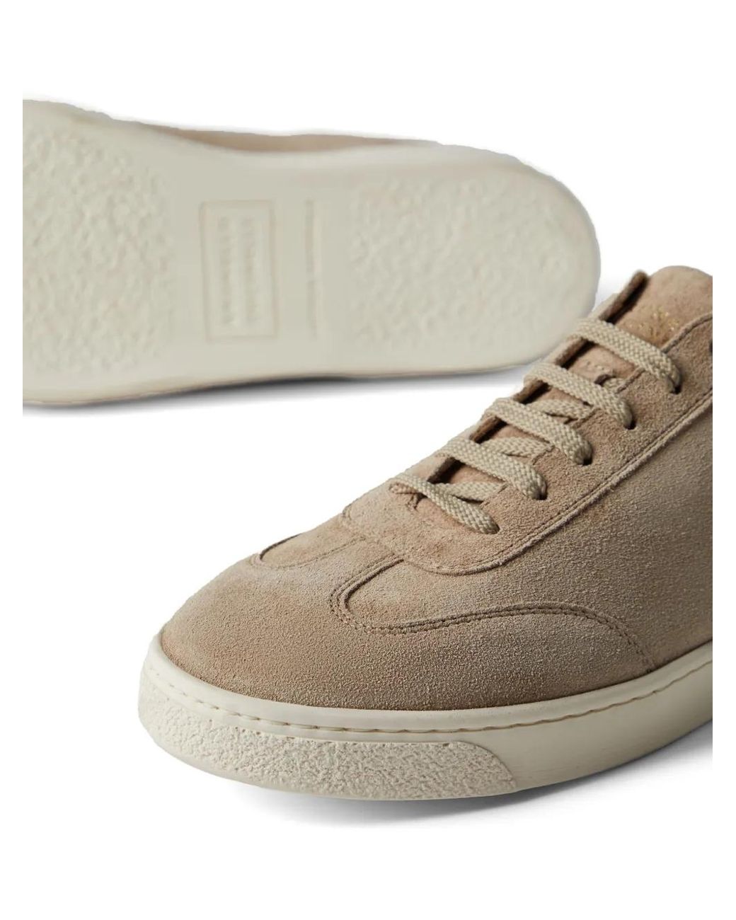 Brunello Cucinelli Brown Sneaker Suede for men