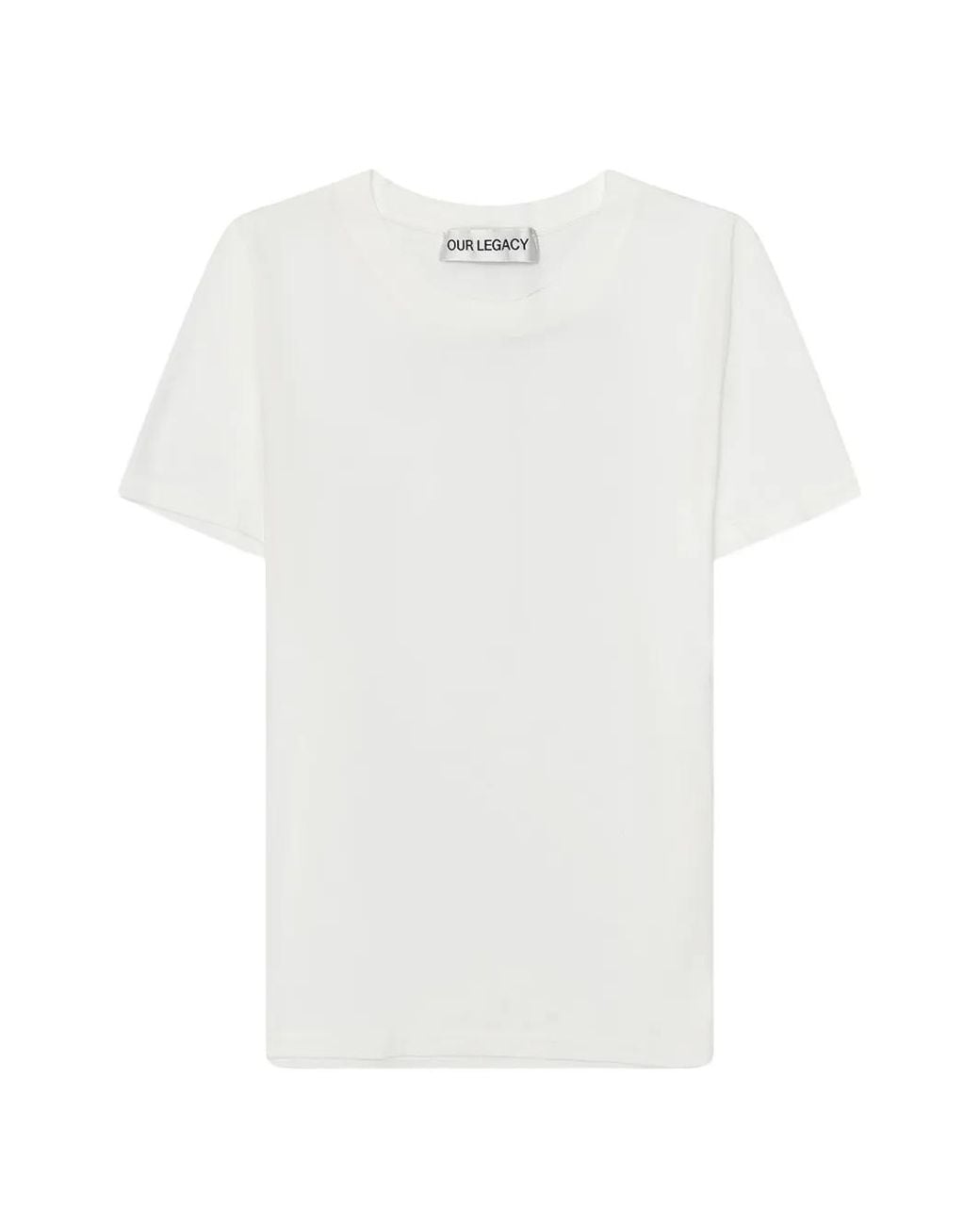 Our Legacy White Classic Short-Sleeve T-Shirt