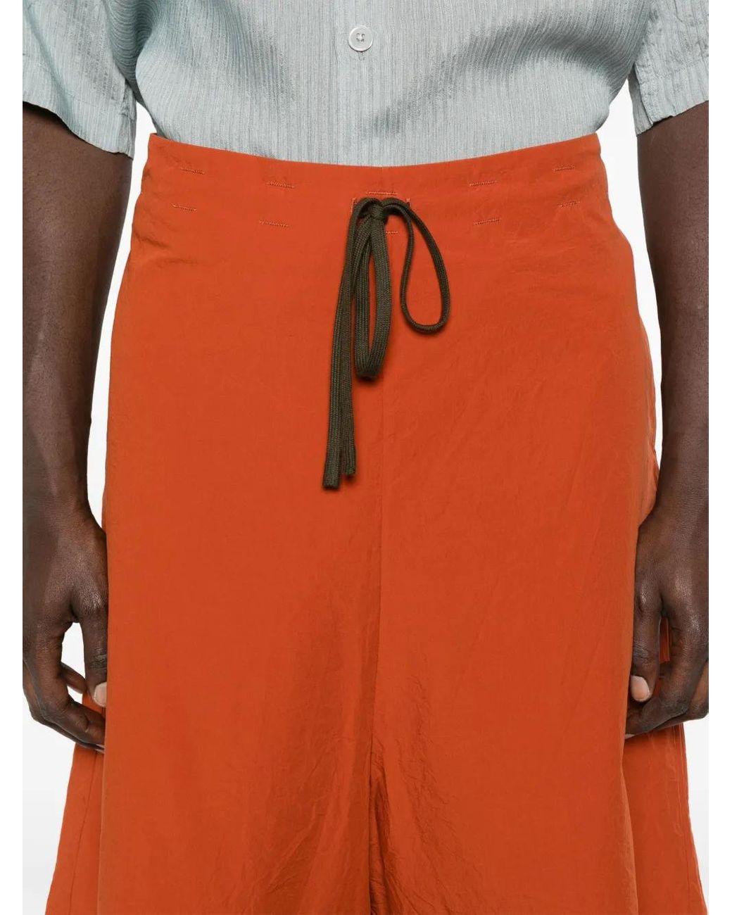 Forme D'expression Orange Short Chino Droit for men