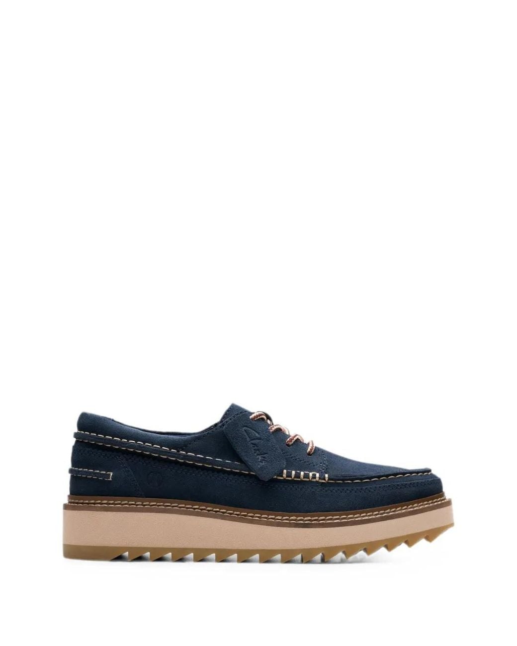 Clarks Blue Derbies Clarkhill Lace En Daim for men
