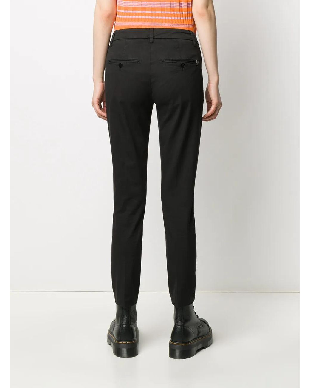 Dondup Black The Perfect Slim-Leg Trousers