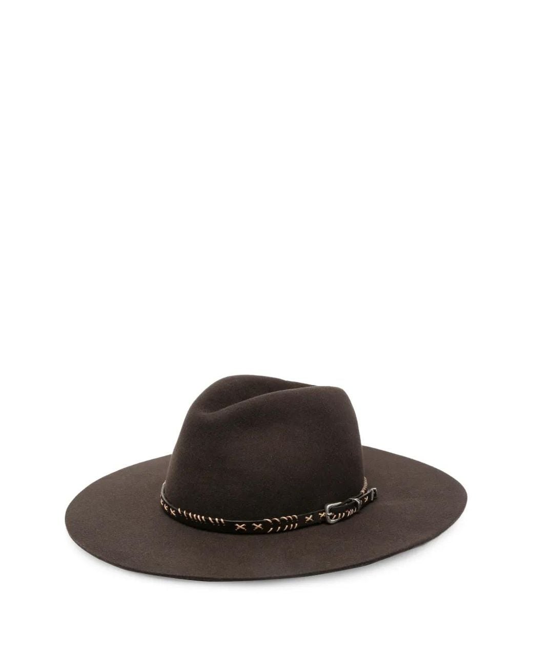 Golden Goose Deluxe Brand Brown Fédora À Détail De Boucle