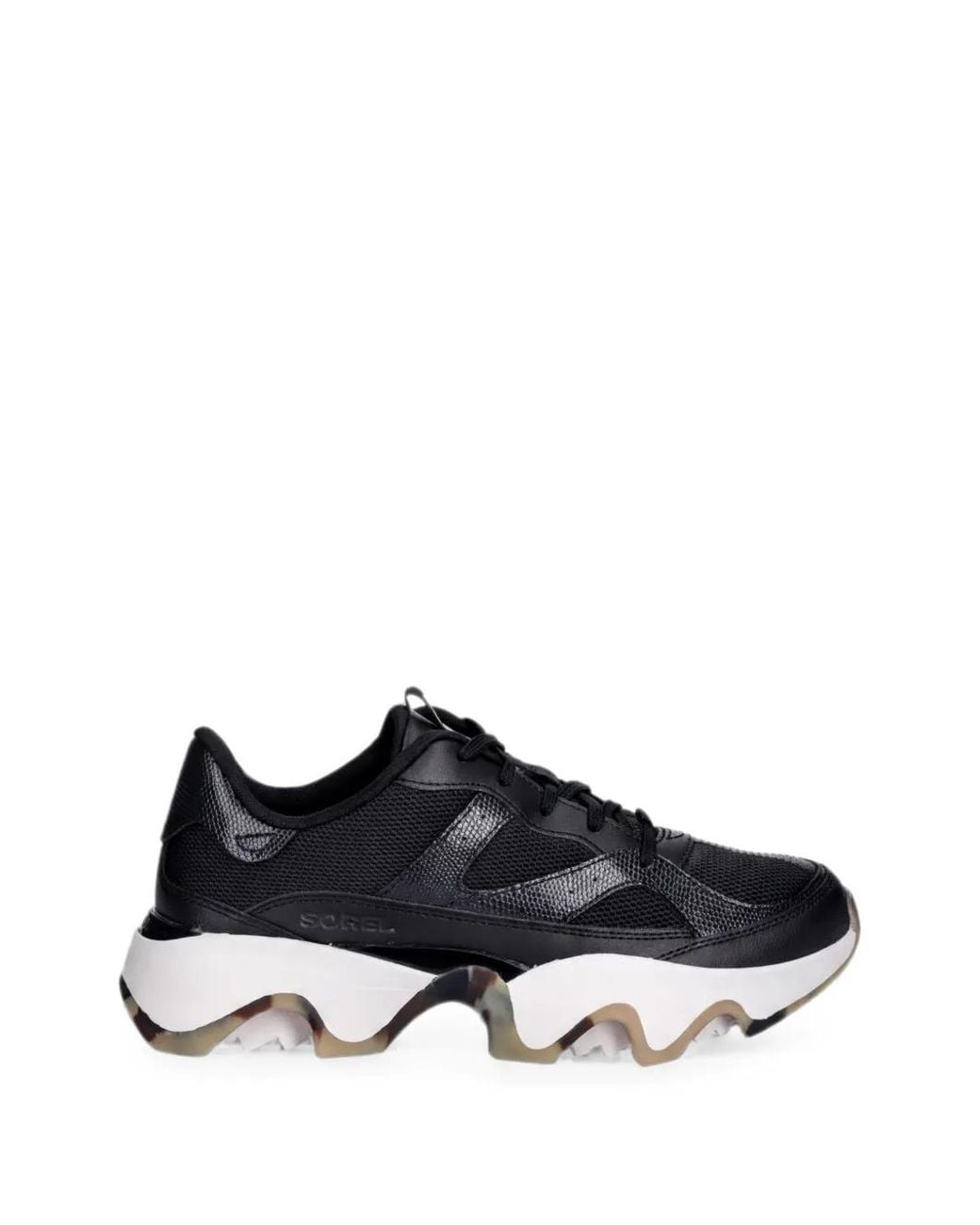 Sorel Black Kinetic Array Sneakers Mit Einsätzen