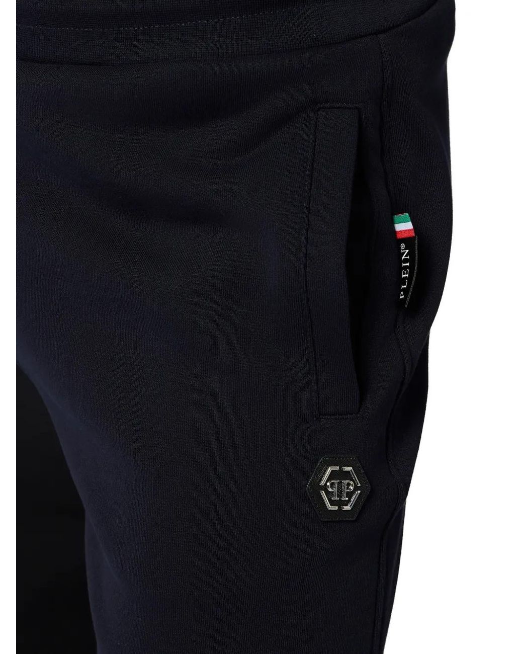 Philipp Plein Blue Toggle Sweatpants for men