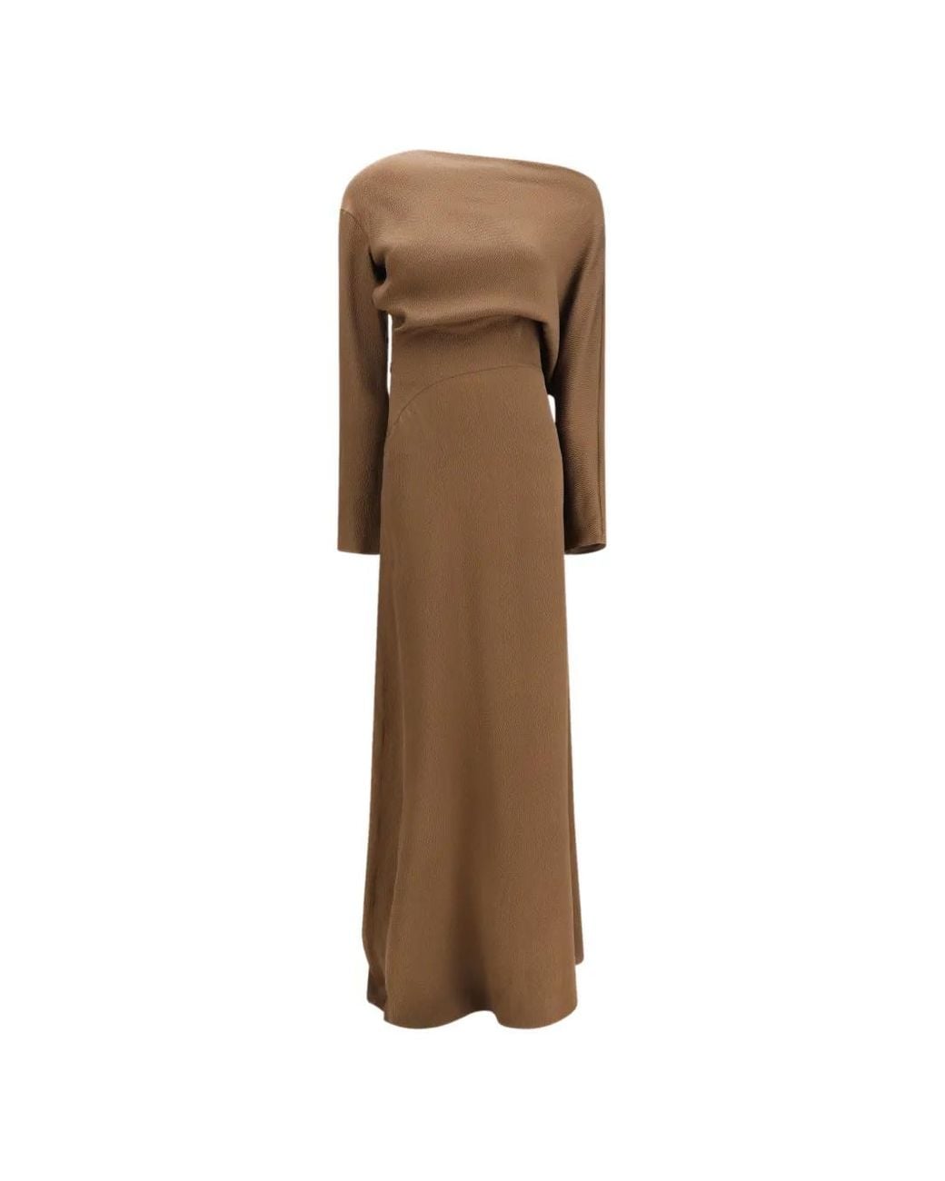 Petar Petrov Natural Robe Longue À Design Asymétrique
