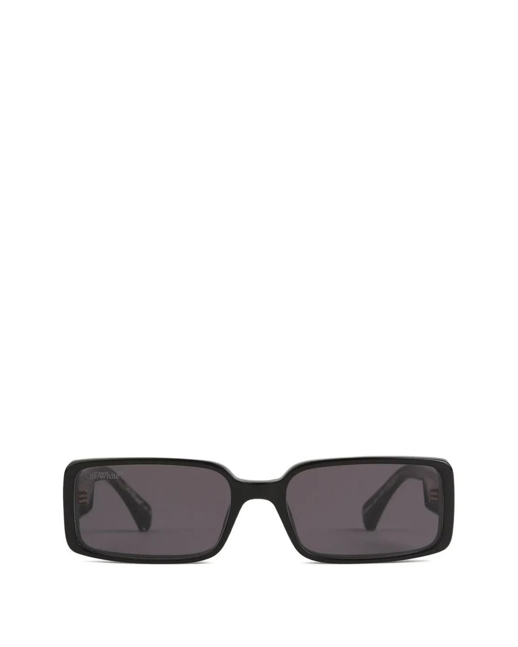 Off-White c/o Virgil Abloh Gray Lunettes De Soleil À Monture Rectangulaire for men