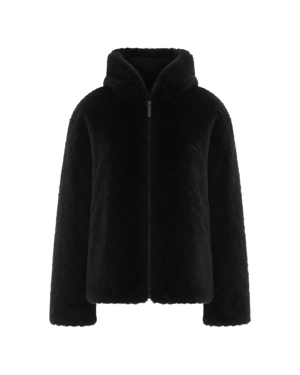 Yves Salomon Black Reversible Shearling Leather Jacket for men