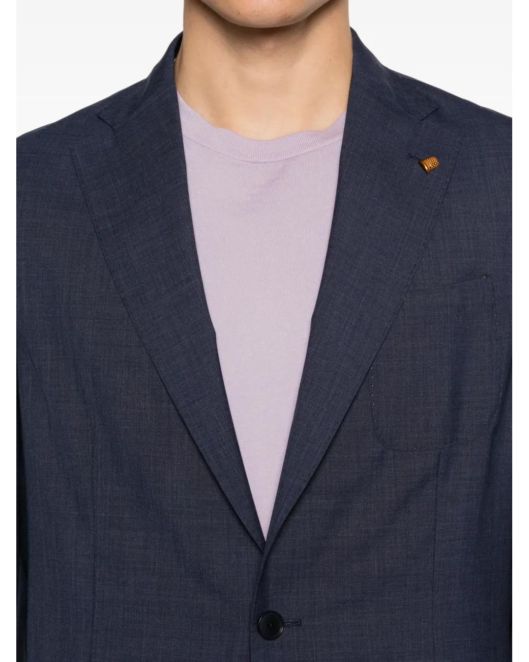 Latorre Blue Stitching Blazer for men