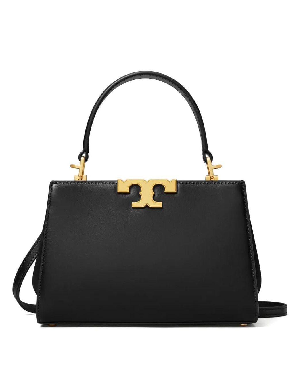 Tory Burch Black Eleanor Mini Leather Satchel Bag