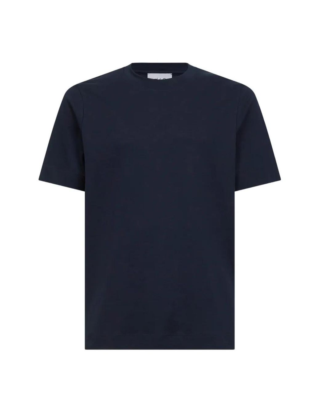 D4.0 Blue Crew-Neck T-Shirt for men