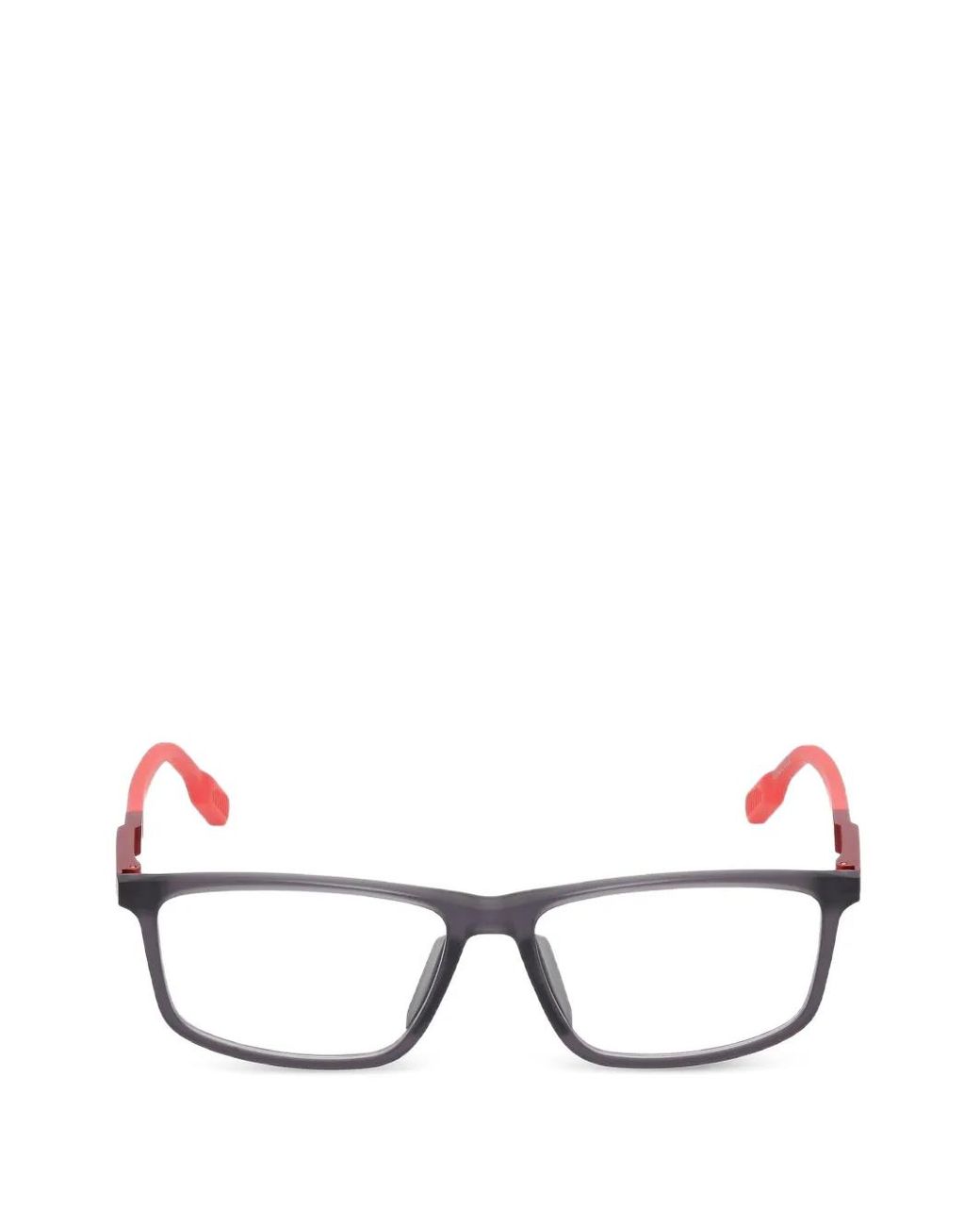 Adidas Brille Mit Eckigem Gestell in Gray für Herren