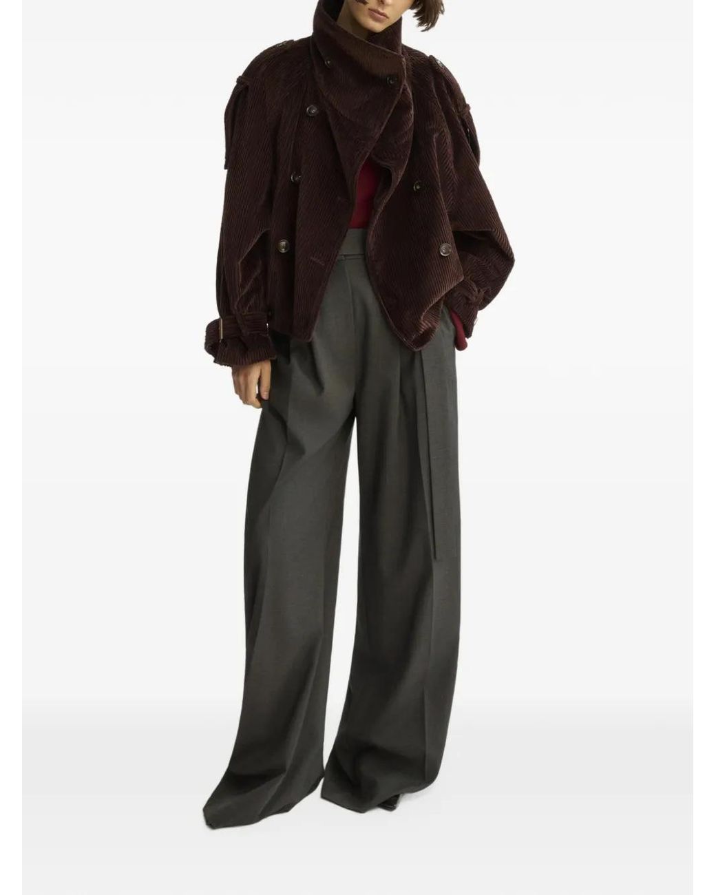 Arlo Mott Brown Veste Hendrix En Velours Côtelé