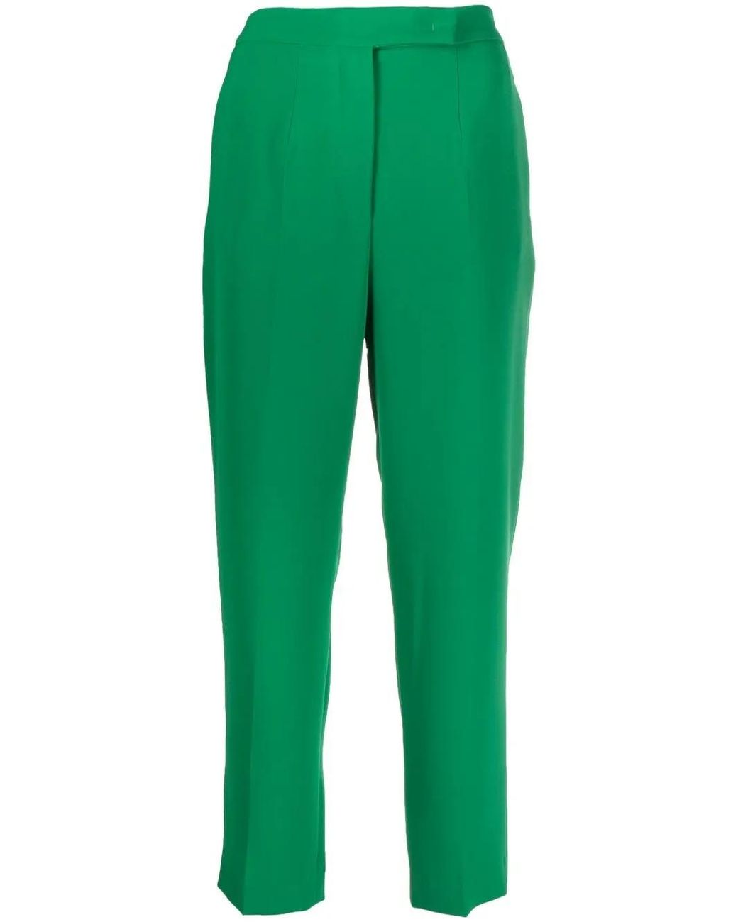 Blanca Vita Green Pratolina Cropped Trousers